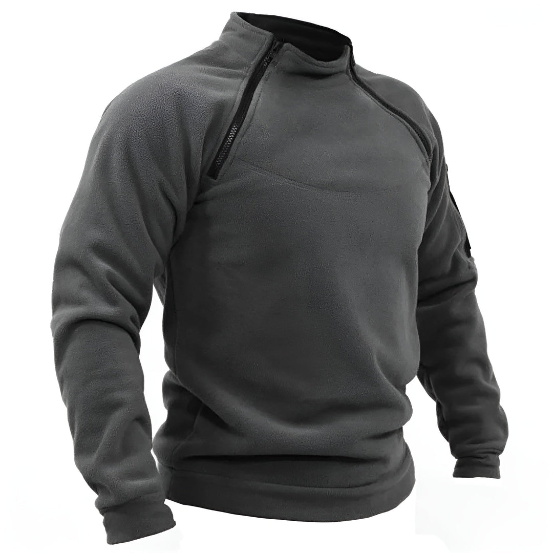 Franky™ - Maglione da Uomo con Zip e Stile Militare