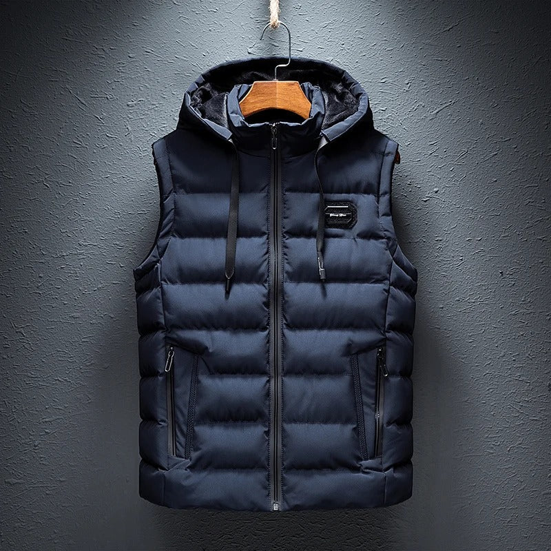 Alessandro™ - Gilet invernale con cappuccio