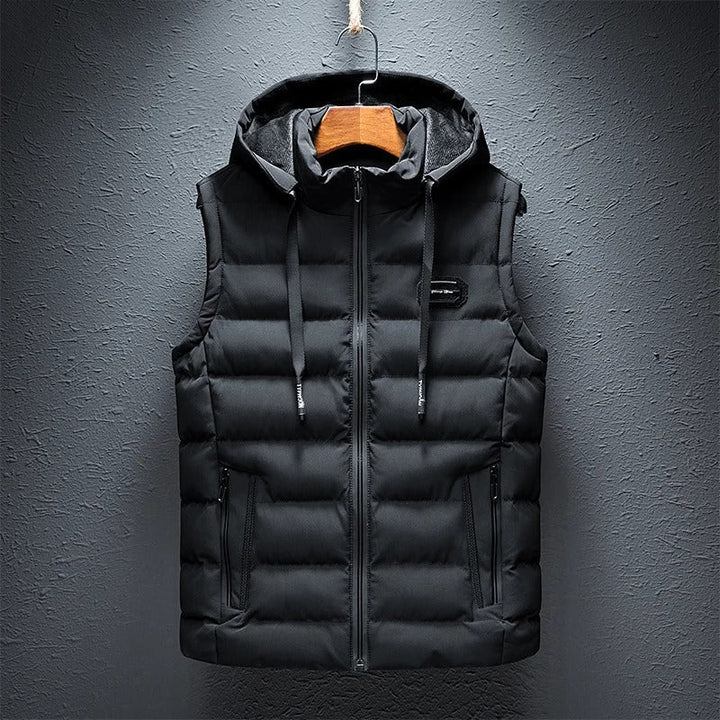 Alessandro™ - Gilet invernale con cappuccio