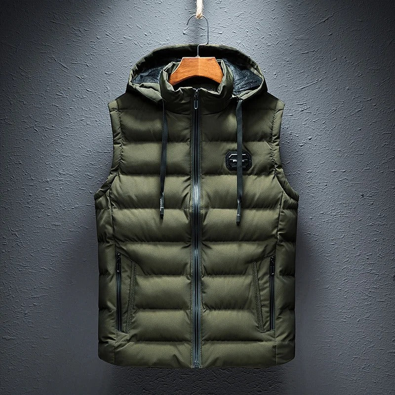 Alessandro™ - Gilet invernale con cappuccio