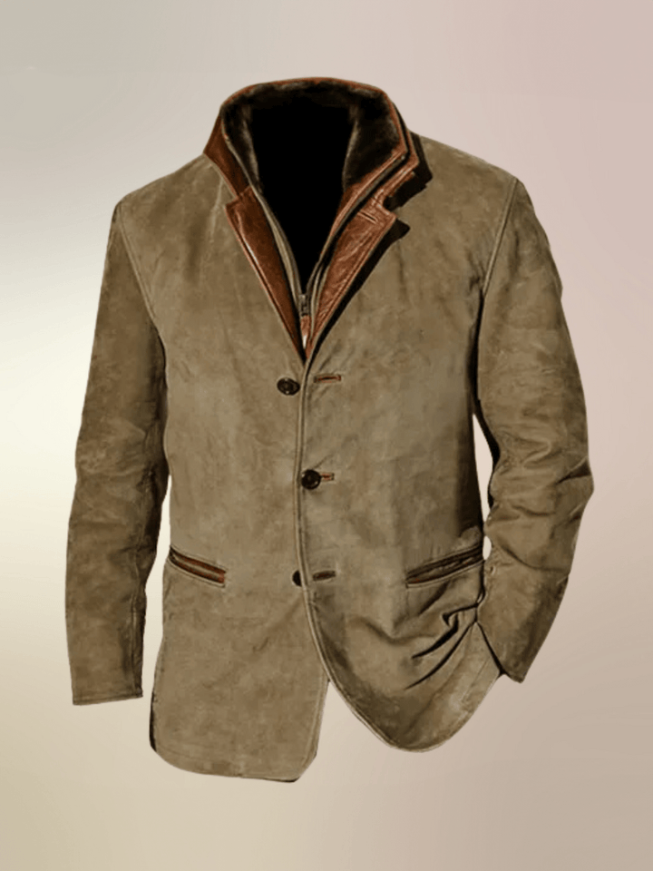 Tommaso™ - Giacca in pelle vintage